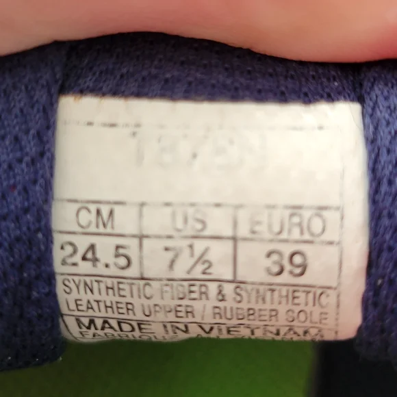 Asics Alpine XT Navy Aqua Running Shoes Size 7.5 - Picture 5 of 5